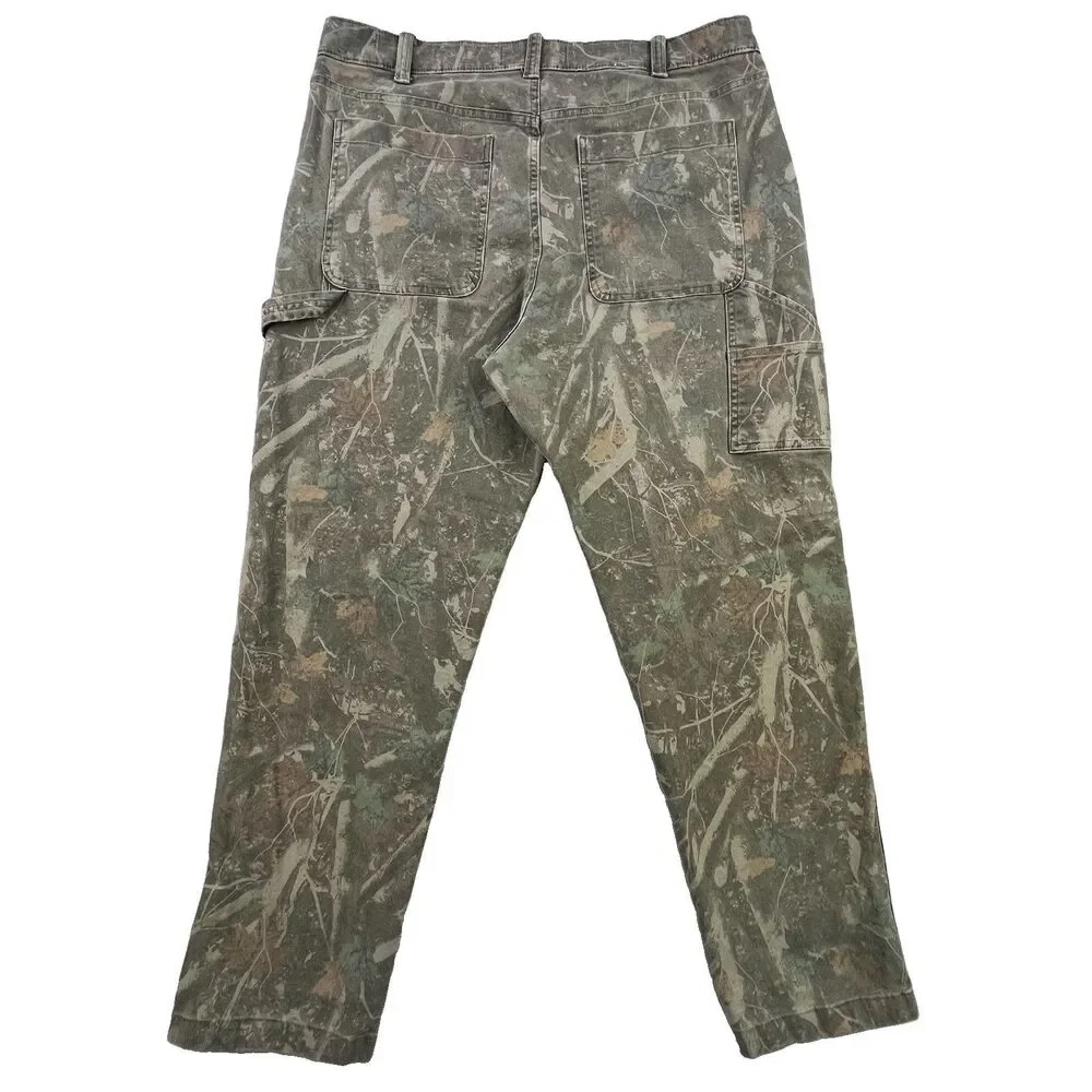 Abercrombie & Fitch Cargo Pants Mens 36x32 (Fits 36x31) Camo Loose Utility